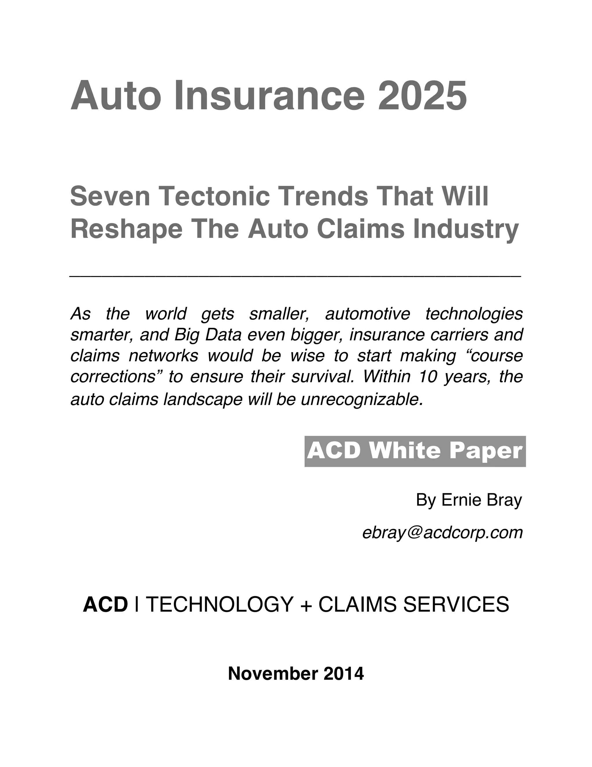 Auto Insurance 2025 PDF