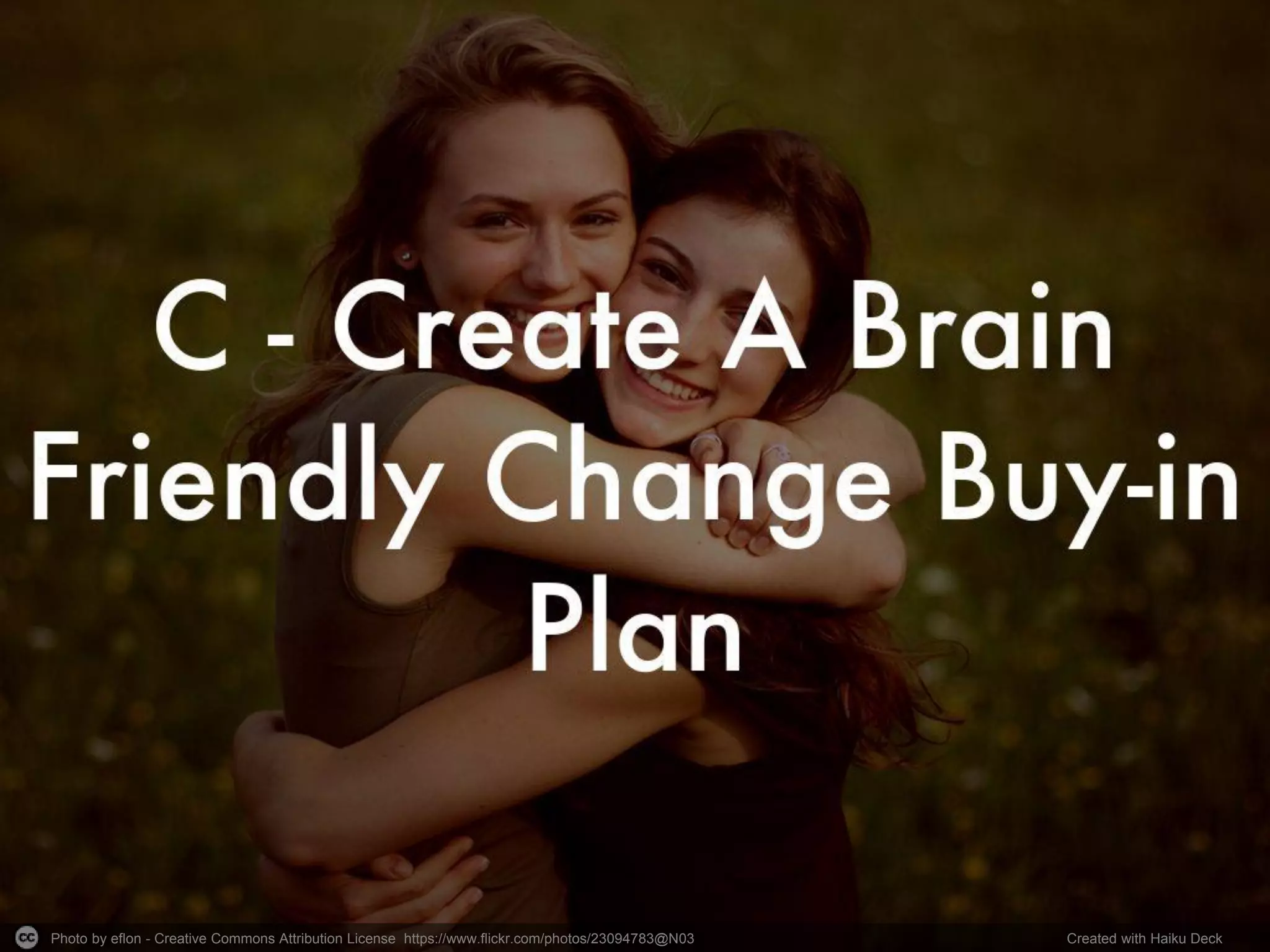 Photo by eflon - Creative Commons Attribution License https://www.flickr.com/photos/23094783@N03 Created with Haiku Deck
 