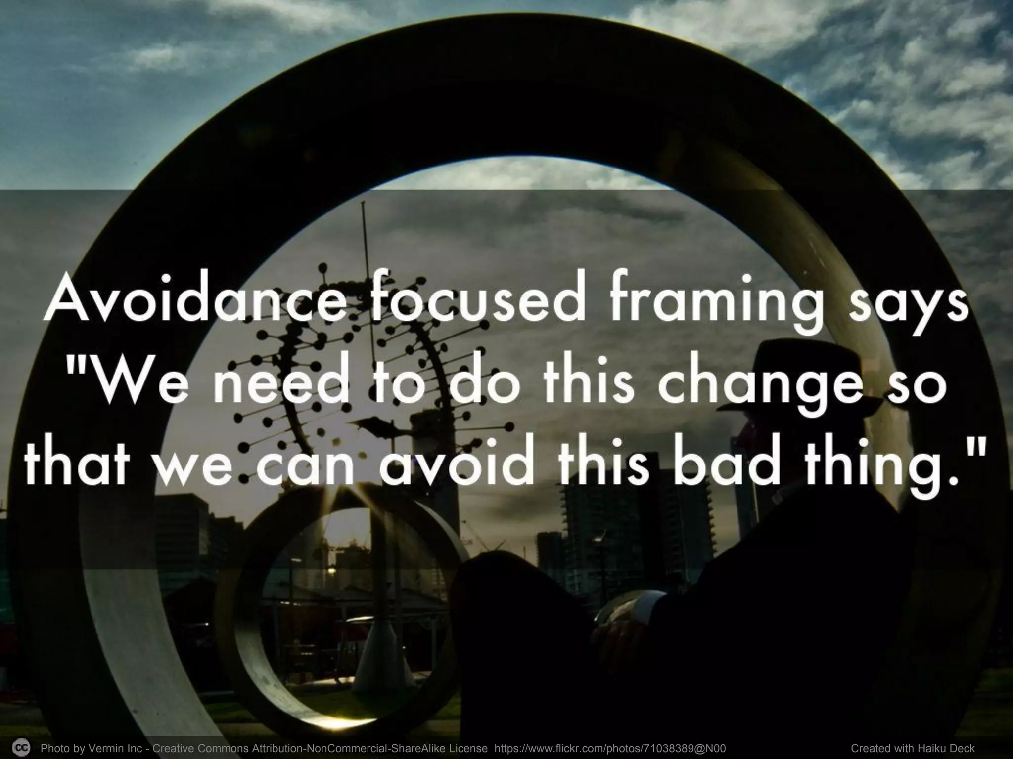 Photo by Vermin Inc - Creative Commons Attribution-NonCommercial-ShareAlike License https://www.flickr.com/photos/71038389@N00 Created with Haiku Deck
 