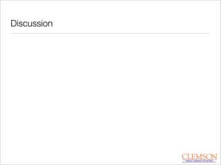 Discussion
 