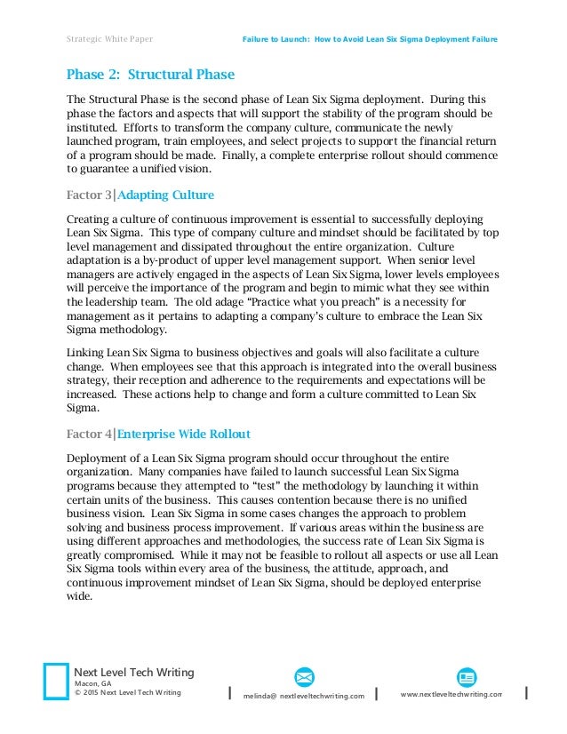 Six sigma essay picture