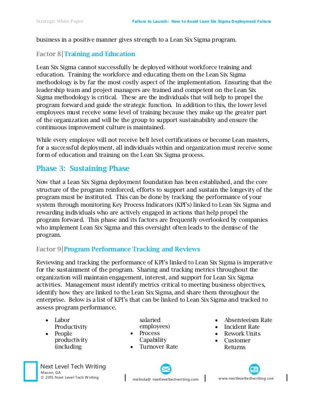 Six sigma yellow belt picture