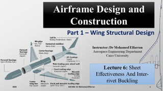 Ace 402 Airframe Design and Construction lec 6