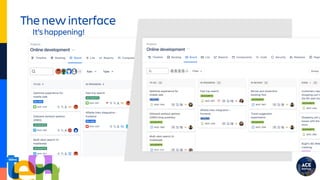 The new interface
It’s happening!
 