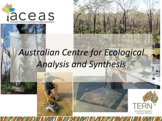 Australian Centre for Ecological
Analysis and Synthesis
 
