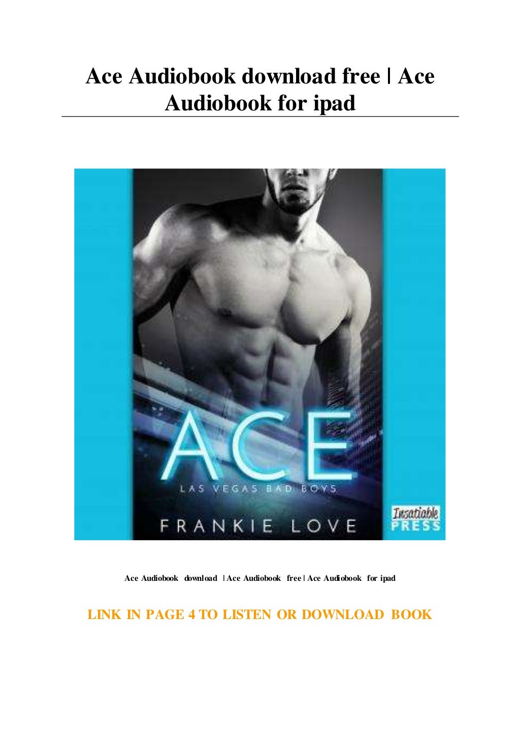 Ace Audiobook download free Ace Audiobook for ipad