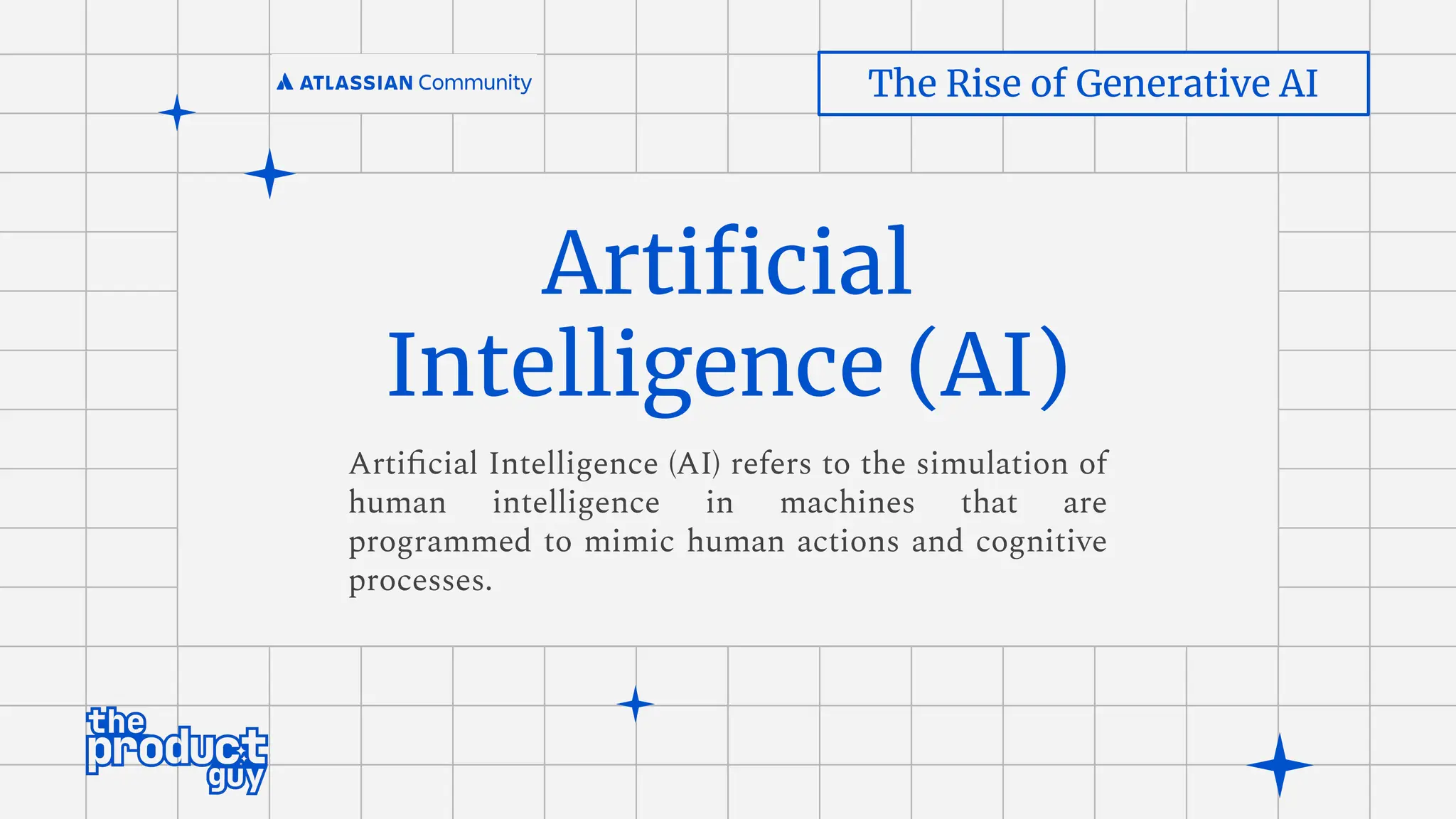 Artiﬁcial
Intelligence (AI)
Artiﬁcial Intelligence (AI) refers to the simulation of
human intelligence in machines that are
programmed to mimic human actions and cognitive
processes.
The Rise of Generative AI
 