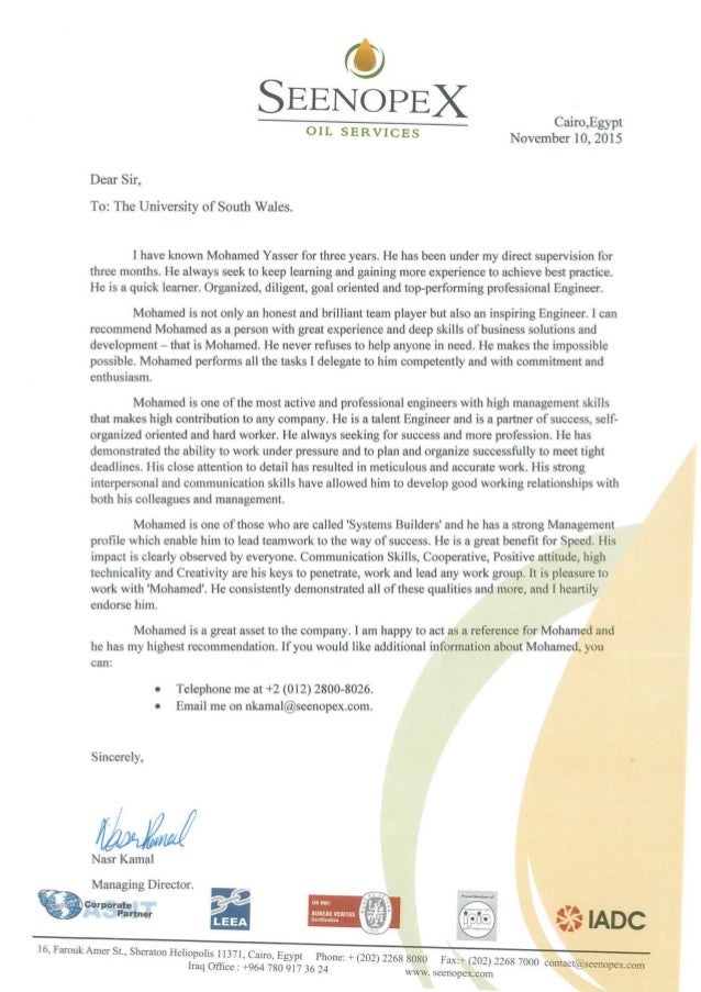 03 Managing Director Recommendation Letter 03-managing-director-recommendation-letter