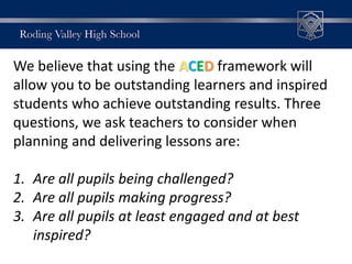 Aced and expectations assembly | PDF