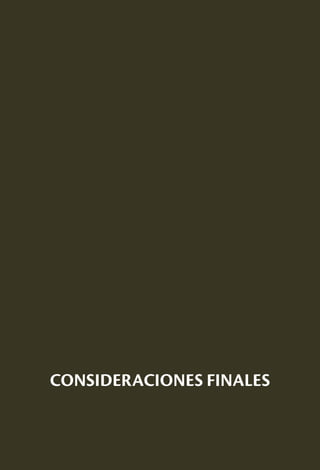 CONSIDERACIONES FINALES
 