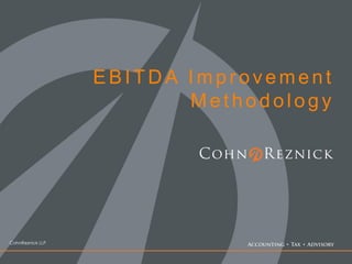 EBITDA Improvement
Methodology
 