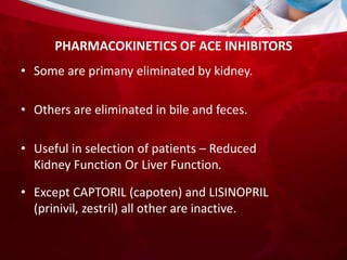 ANGIOTENSIN CONVERTING ENZYME INHIBITOR HARISHT | PPTX