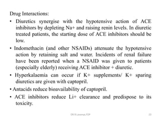 ACE Inhibitors & ARBs