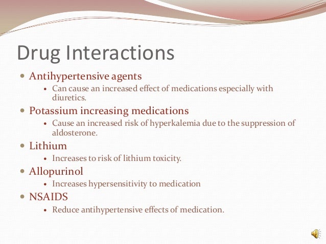 what drugs interact with ace inhibitors