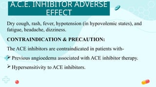 ACE Inhibitors for pharma and DG Students | PPTX