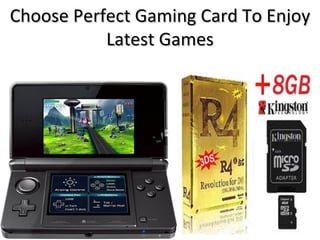Choose Perfect Gaming Card To Enjoy
           Latest Games
 