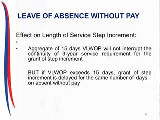 Leave Administration Questions Comprehensive Guide to Leave Administration for Government Employees | PDF