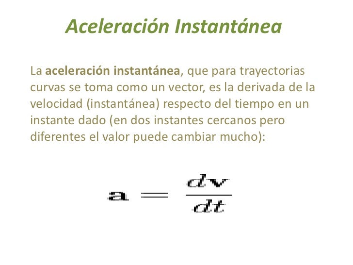 Aceleración