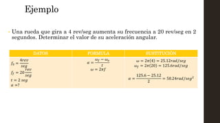 Aceleración angular (1) | PPTX
