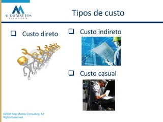 Tipos de custoCusto indireto