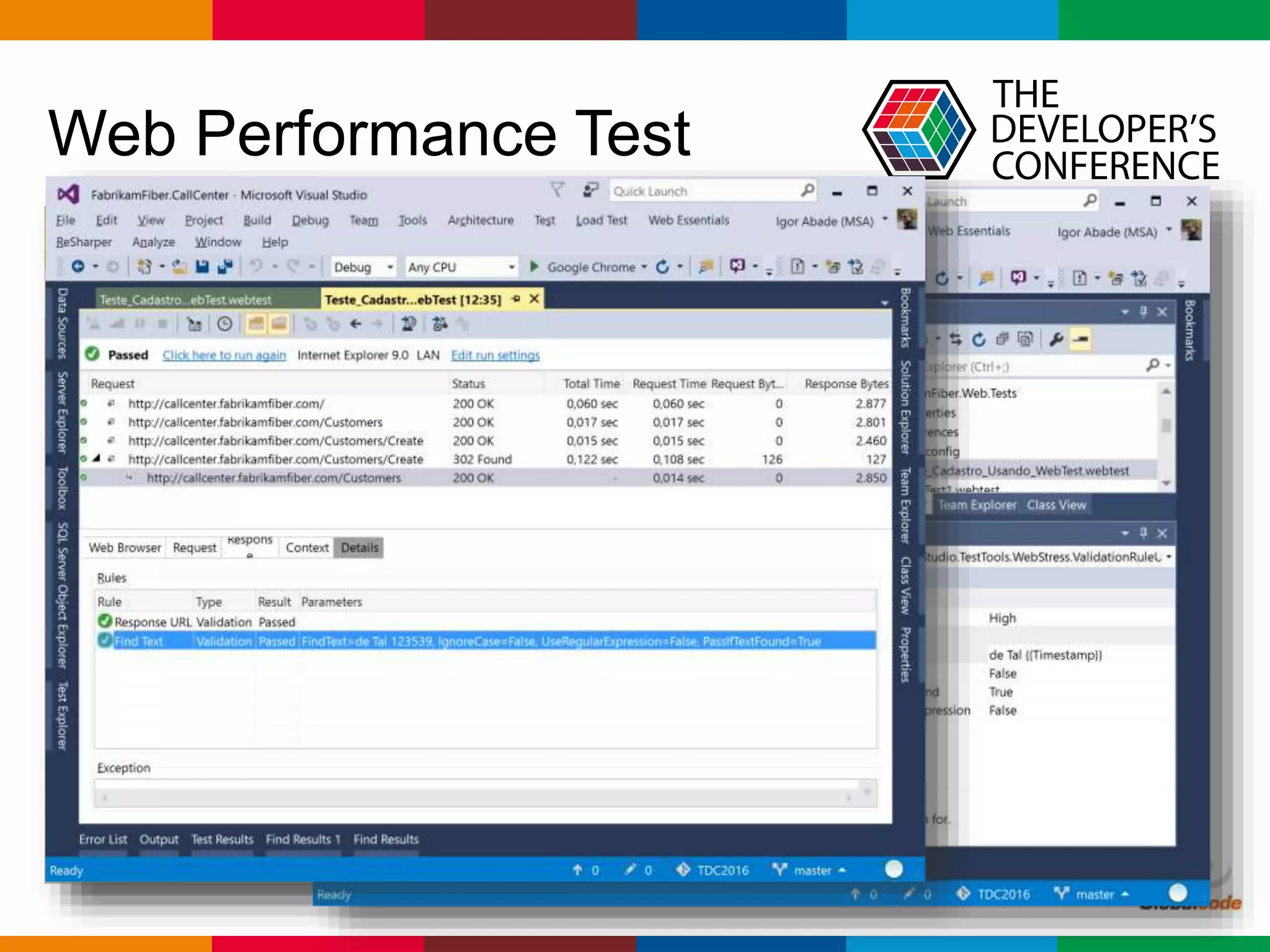 Globalcode – Open4education
Web Performance Test