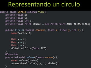 Representando un círculo
 