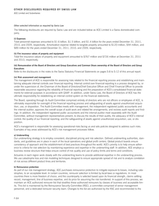 Ace limited 2011 annual report