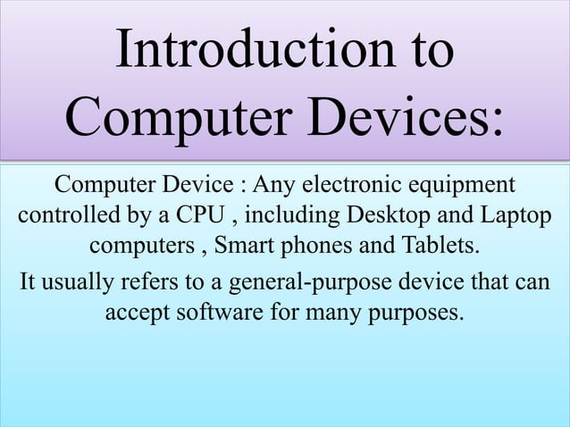Acem computer devices | PPT