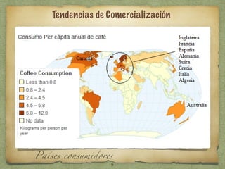 Tendencias de Comercialización




Países consumidores
                   9
 