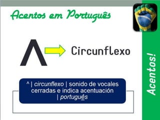 Acentos em português