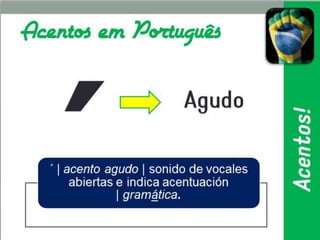 Acentos em português