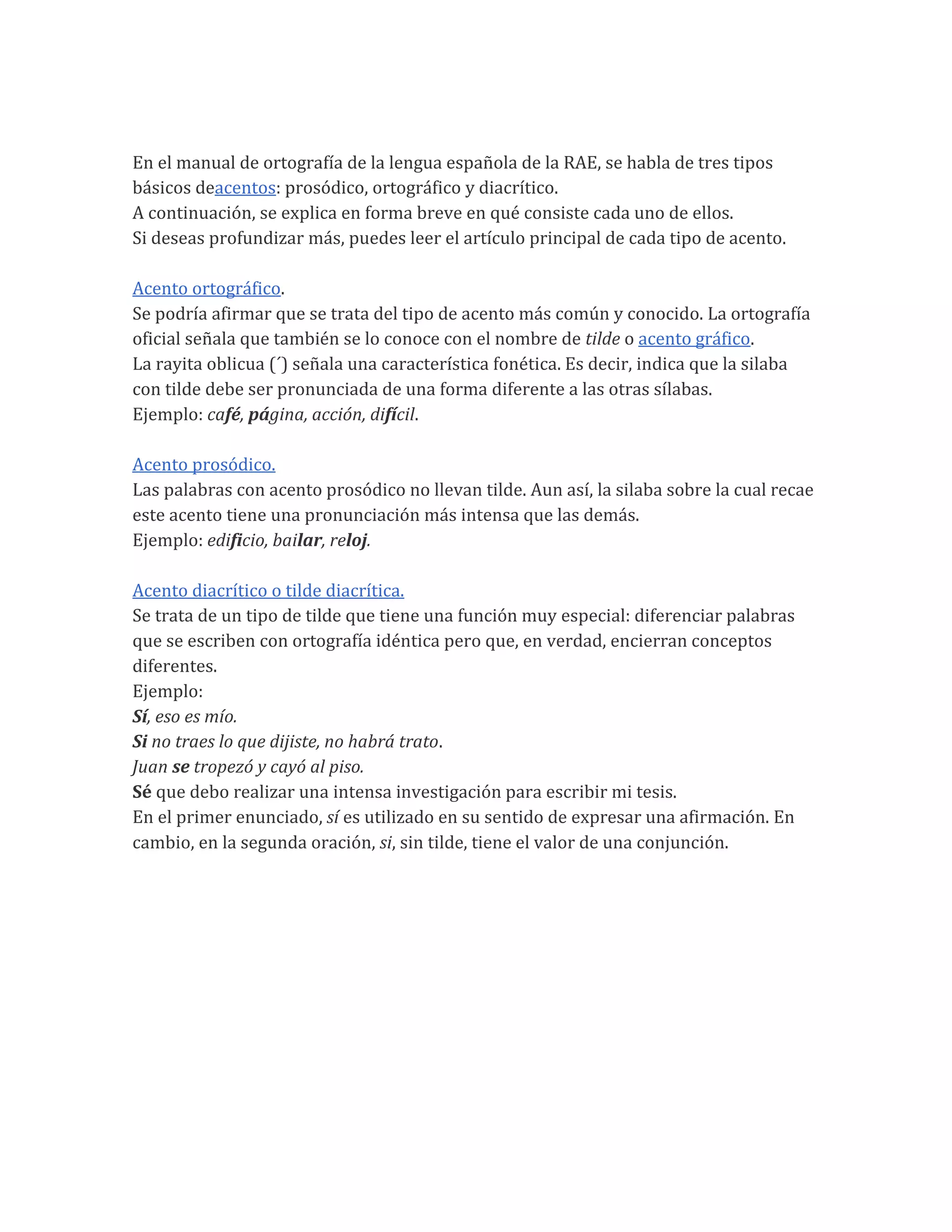 Acentos gráficos 7 | PDF