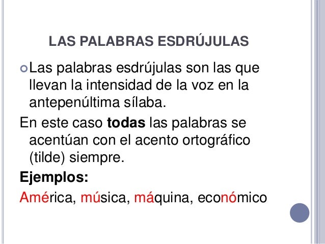 Acentuación