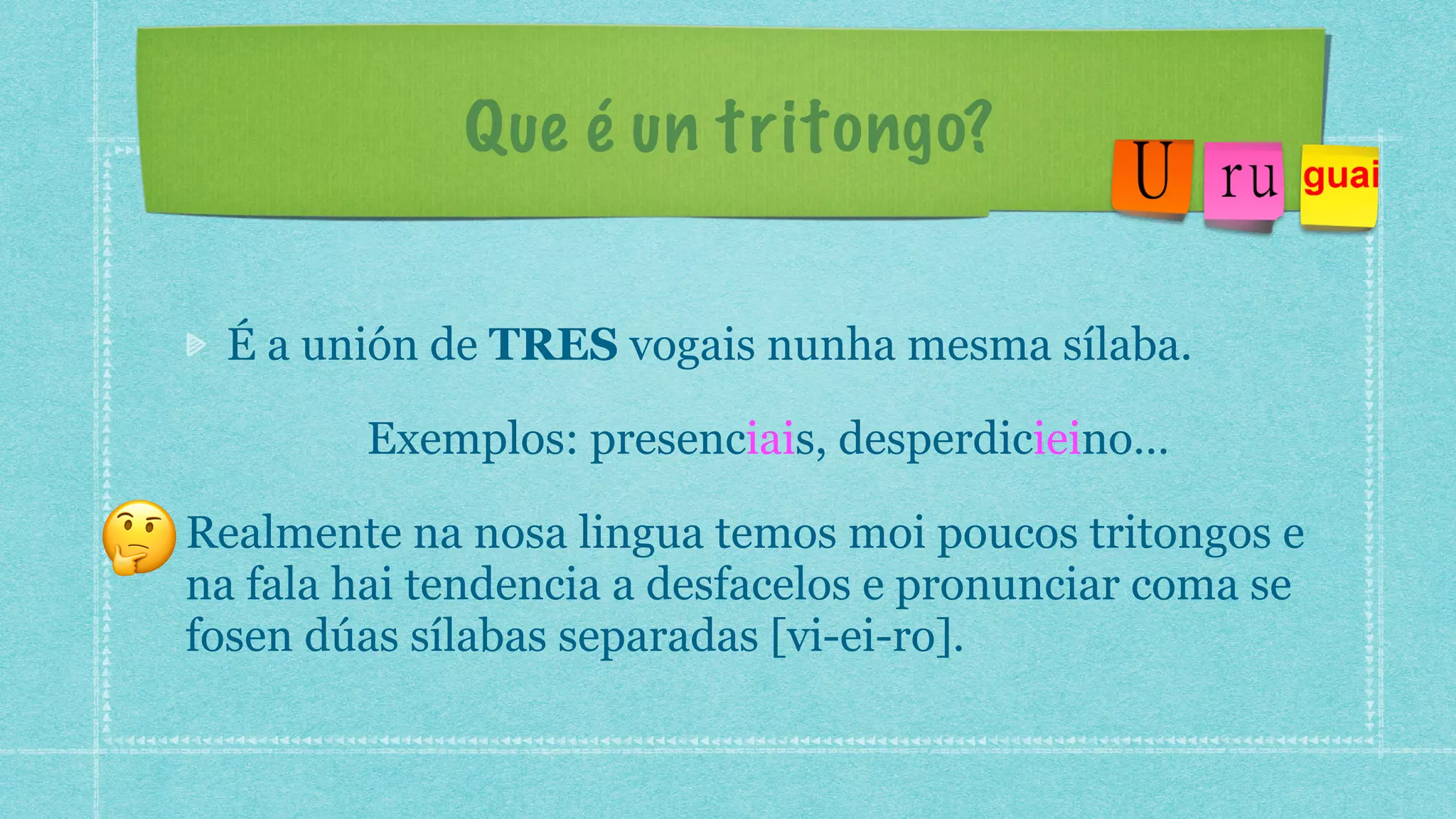 Toalha é Ditongo Tritongo Ou Hiato - BINKEDU