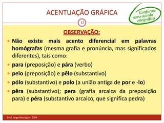 Acentuação Gráfica