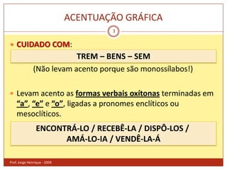 Acentuação Gráfica