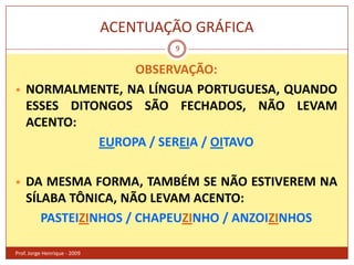Acentuação Gráfica