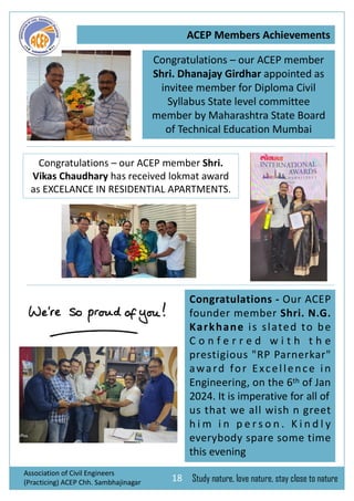 ACEP Magazine edition 4th launched on 05.06.2024