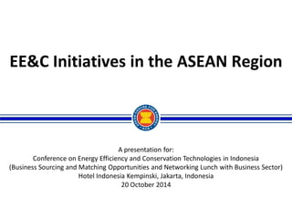 Ace ppt for asean japan energy efficient conference-final | PDF