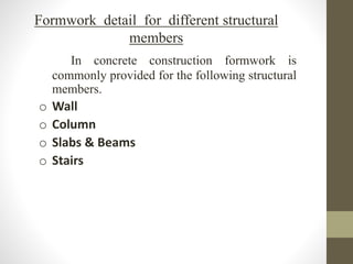 FormWork | PPTX | Woodworking | Arts and Crafts