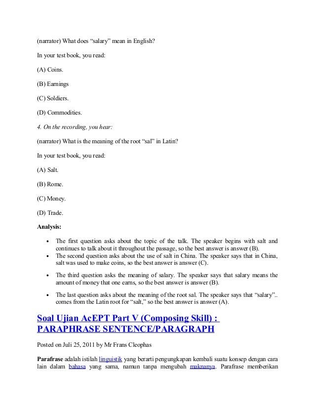 Soal Acept Ugm 2021 Pdf Jejak Belajar