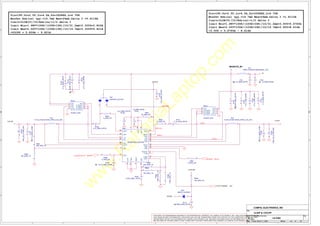 w
w
w
.
R
a
h
a
s
i
a
L
a
p
t
o
p
.
c
o
m
5
5
4
4
3
3
2
2
1
1
D D
C C
B B
A A
LX2.5
DH2.5
DL2.5
BST2.5B
BST2.5A
SYSON <32,37>
SUSP#
<16,24,32,33,37>
+VCCP_PWRGD <32>
+5VALW
+2.5VP
MAX8743_B+
B+
+VCCPP
+3VALWP
SUSP#
Title
Size Document Number Rev
Date: Sheet of
LA-2362 1
+2.5VP & +VCCPP
COMPAL ELECTRONICS, INC
42 52
Friday, March 11, 2005
B
MAY BE USED BY OR DISCLOSED TO ANY THIRD PARTY WITHOUT PRIOR WRITTEN CONSENT OF COMPAL ELECTRONICS, INC.
THIS SHEET OF ENGINEERING DRAWING IS THE PROPRIETARY PROPERTY OF COMPAL ELECTRONICS, INC. AND CONTAINS CONFIDENTIAL
DEPARTMENT EXCEPT AS AUTHORIZED BY COMPAL ELECTRONICS, INC. NEITHER THIS SHEET NOR THE INFORMATION IT CONTAINS
AND TRADE SECRET INFORMATION. THIS SHEET MAY NOT BE TRANSFERED FROM THE CUSTODY OF THE COMPETENT DIVISION OF R&D
Vin=19V,Vo=2.5V,Io=4.5A,Fs=255KHZ,L=4.7UH
Mosfet Rds(on) tpy.=19.7mΩ Max=24mΩ,Delta I =1.8115A
Iimit=ILIM(V)/10/Rds(on)+1/2 delta I
+2.5VP = 5.6765A ~ 8.614A
Iimit Min=1.98V*100K/(100K+33K)/10/31.2mΩ+0.905=5.6765A
Iimit Max=2.02V*100K/(100K+33K)/10/19.7mΩ+0.905=8.614A
Vin=19V,Vo=2.5V,Io=4.5A,Fs=345KHZ,L=4.7UH
Mosfet Rds(on) tpy.=19.7mΩ Max=24mΩ,Delta I =0.6118A
Iimit=ILIM(V)/10/Rds(on)+1/2 delta I
+VCCPP = 5.824A ~ 9.821A
Iimit Min=1.98V*100K/(100K+15K)/10/31.2mΩ+0.3059=5.824A
Iimit Max=2.02V*100K/(100K+15K)/10/19.7mΩ+0.3059=9.821A
PC39
4.7U_0805_6.3V6K
1
2
PR69
10K_0402_5%
1
2
PC6
1U_0805_50V4Z
@
1
2
PC42
4.7U_1206_25V6K
1
2
PC5
0.1U_0603_25V7K
@
1
2
+
PC48
150U_D2_6.3VM_R45
1
2
PR66
100K_0402_1%
1
2
PD7
DAP202U_SOT323
1
2
3
PR61
499_0402_1%
1
2
PL6
4.7UH_D104C-919AS_4R7N_5.2A_20%
1 2
PR53
20_0603_5%
1 2
PC41
0.1U_0603_25V7K
1
2
PR55
0_0402_5%
1 2
PL5
4.7UH_D104C-919AS_4R7N_5.2A_20%
1 2
PC34
2200P_0402_50V7K
@
1
2
PR59
15K_0402_1%
1
2
PC36
4.7U_1206_25V6K
1
2
PC40
2200P_0402_50V7K
@
1
2
PR54
0_0402_5%
1 2
PC35
0.1U_0603_25V7K
1
2
PC47
0.1U_0603_25V7K
1
2
AO4912_SO8
PQ13
D2
2
G2
8
G1
3
D1/S2/K
5
D2
1
D1/S2/K
7
S1/A
4
D1/S2/K
6
PC43
4.7U_1206_25V6K
1
2
PC44
1U_0805_25V4Z
1
2
PC17
1000P_0402_50V7K
@
1
2
PU4
MAX8743EEI_QSOP28
OUT2
15
BST2
19
FB2
14
CS2
16
VDD
21
UVP
9
SKIP
6
V+
4
GND
23
ON1
11
DH1
26
LX1
27
ILIM2
13
DL1
24
VCC
22
PGOOD
7
FB1
2
ON2
12
ILIM1
3
OVP
8
REF
10
LX2
17
DL2
20
TON
5
CS1
28
BST1
25
DH2
18
OUT1
1
PL3
FBM-L18-453215-900LMA90T_1812
1 2
PR64
10K_0402_1%
1
2
+
PC50
150U_D2_6.3VM_R45
1
2
PC46
0.1U_0603_25V7K
1
2
PD3
RB751V_SOD323
1 2
PC38
0.1U_0603_25V7K
1
2
PR67
0_0402_5%
1 2
PC54
0.01U_0402_25V8K
@
1
2
PC51
4.7U_0805_6.3V6K
@
1
2
AO4912_SO8
PQ12
D2
2
G2
8
G1
3
D1/S2/K
5
D2
1
D1/S2/K
7
S1/A
4
D1/S2/K
6
PC49
4.7U_0805_6.3V6K
@
1
2
PR68
0_0402_5%
1
2
PR58
33K_0402_1%
1
2
PC45
0.22U_0603_10V7K
1
2
PR65
100K_0402_1%
1
2
 