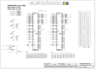 5
5
4
4
3
3
2
2
1
1
D D
C C
B B
A A
DQSC[7..0]
DQSC#[7..0]
MDC[63..0]
CMDC[30..0]
DQMC[7..0]
ZQ6
CLKC1#
CLKC1
+MEM_VREF6
+MEM_VREF7
+MEM_VREF6
+MEM_VREF7
CLKC1#
CLKC1
CMDC19
CMDC5CMDC5
CMDC27
CMDC29
CMDC22
CMDC6
CMDC4
CMDC23
CMDC24
CMDC7
CMDC11
CMDC26
CMDC14
CMDC20
CMDC25
CMDC12
CMDC10
CMDC28
CMDC9
CMDC21
CMDC8
CMDC30
CMDC18
CMDC19
CMDC15
CMDC16
CMDC13
ZQ7
CLKC1
CLKC1#
CMDC27
CMDC29
CMDC22
CMDC6
CMDC4
CMDC23
CMDC24
CMDC7
CMDC11
CMDC26
CMDC14
CMDC20
CMDC25
CMDC12
CMDC10
CMDC28
CMDC9
CMDC21
CMDC8
CMDC30
CMDC18
CMDC15
CMDC16
CMDC13
DQSC4
DQSC5
DQMC4
DQMC5
DQSC#4
DQSC#5
DQSC7
DQMC7
DQSC#7
DQSC6
DQMC6
DQSC#6
MDC34
MDC33
MDC35
MDC38
MDC32
MDC36
MDC37
MDC39
MDC45
MDC44
MDC46
MDC47
MDC43
MDC41
MDC42
MDC40
MDC54
MDC50
MDC52
MDC49
MDC55
MDC51
MDC53
MDC48
MDC58
MDC62
MDC57
MDC56
MDC60
MDC59
MDC61
MDC63
DQSC#[7..0]<23,29>
DQSC[7..0]<23,29>
MDC[63..0]<23,29>
DQMC[7..0]<23,29>
CMDC[30..0]<23,29>
CLKC1<23>
CLKC1#<23>
+1.5VSDGPU
+1.5VSDGPU
+1.5VSDGPU
+1.5VSDGPU
+1.5VSDGPU
+1.5VSDGPU
+1.5VSDGPU
+1.5VSDGPU
Title
Size Document Number Rev
Date: Sheet of
Security Classification Compal Secret Data
THIS SHEET OF ENGINEERING DRAWING IS THE PROPRIETARY PROPERTY OF COMPAL ELECTRONICS, INC. AND CONTAINS CONFIDENTIAL
AND TRADE SECRET INFORMATION. THIS SHEET MAY NOT BE TRANSFERED FROM THE CUSTODY OF THE COMPETENT DIVISION OF R&D
DEPARTMENT EXCEPT AS AUTHORIZED BY COMPAL ELECTRONICS, INC. NEITHER THIS SHEET NOR THE INFORMATION IT CONTAINS
MAY BE USED BY OR DISCLOSED TO ANY THIRD PARTY WITHOUT PRIOR WRITTEN CONSENT OF COMPAL ELECTRONICS, INC.
Issued Date Deciphered Date
Custom
30Friday, January 06, 2012
2011/06/02 2012/06/02
Compal Electronics, Inc.
Title
Size Document Number Rev
Date: Sheet of
Security Classification Compal Secret Data
THIS SHEET OF ENGINEERING DRAWING IS THE PROPRIETARY PROPERTY OF COMPAL ELECTRONICS, INC. AND CONTAINS CONFIDENTIAL
AND TRADE SECRET INFORMATION. THIS SHEET MAY NOT BE TRANSFERED FROM THE CUSTODY OF THE COMPETENT DIVISION OF R&D
DEPARTMENT EXCEPT AS AUTHORIZED BY COMPAL ELECTRONICS, INC. NEITHER THIS SHEET NOR THE INFORMATION IT CONTAINS
MAY BE USED BY OR DISCLOSED TO ANY THIRD PARTY WITHOUT PRIOR WRITTEN CONSENT OF COMPAL ELECTRONICS, INC.
Issued Date Deciphered Date
Custom
30Friday, January 06, 2012
2011/06/02 2012/06/02
Compal Electronics, Inc.
Title
Size Document Number Rev
Date: Sheet of
Security Classification Compal Secret Data
THIS SHEET OF ENGINEERING DRAWING IS THE PROPRIETARY PROPERTY OF COMPAL ELECTRONICS, INC. AND CONTAINS CONFIDENTIAL
AND TRADE SECRET INFORMATION. THIS SHEET MAY NOT BE TRANSFERED FROM THE CUSTODY OF THE COMPETENT DIVISION OF R&D
DEPARTMENT EXCEPT AS AUTHORIZED BY COMPAL ELECTRONICS, INC. NEITHER THIS SHEET NOR THE INFORMATION IT CONTAINS
MAY BE USED BY OR DISCLOSED TO ANY THIRD PARTY WITHOUT PRIOR WRITTEN CONSENT OF COMPAL ELECTRONICS, INC.
Issued Date Deciphered Date
Custom
30Friday, January 06, 2012
2011/06/02 2012/06/02
Compal Electronics, Inc.
310mA 310mA
64Mx16 DDR3 *8==>1GB
VRAM DDR3 chips (1GB)
Not Available
A7
A14
RST
A14
A13
A15
LOW HIGH
CMD22
CMD23
CMD30
CMD24
CMD25
CMD26
CMD27
CMD28
CMD29
CMD15
Mode D
Address 32..63
CMD0
CMD1
CMD2
CMD3
CMD4
CMD5
CMD6
0..31
CMD7
CMD8
CMD9
CMD10
CMD11
CMD12
CMD13
CMD14
CMD16
CMD17
CMD18
CMD19
CMD20
CMD21 A8
A11
CAS*
A3
A1
WE*
BA0
A4
BA2
A5
RAS*
A12
A5
BA1
ODT_H
A11
A10
CAS*
WE*
A9
BA0
A6
A12
ODT_L
CKE_H
A7
RAS*
A13
BA2
BA1
A2
A0
A4
A9
A3
A1
CS0_H#
A2
A0
A15
CS0_L#
A10
A8
A6
RST
CKE
NV recommand 0720
Group4
Group5
Group7
Group6
128Mx16 DDR3 *8==>2GB
R02 modify
Swap MDC37 and MDC38
SCHEMATIC,MB A7912
4019ID
60
B
C1139
1U_0402_6.3V6K
GSGL@C1139
1U_0402_6.3V6K
GSGL@
1
2
R1129
80.6_0402_1%
@R1129
80.6_0402_1%
@
1 2
C1148
1U_0402_6.3V6K
GSGL@C1148
1U_0402_6.3V6K
GSGL@
1
2
C1141
1U_0402_6.3V6K
GSGL@C1141
1U_0402_6.3V6K
GSGL@
1
2
R1123
240_0402_1%
GSGL@
R1123
240_0402_1%
GSGL@
R1128
160_0402_1%
GSGL@
R1128
160_0402_1%
GSGL@
12
R1127
80.6_0402_1%
@R1127
80.6_0402_1%
@
1 2
C1145
0.1U_0402_16V4Z
GSGL@C1145
0.1U_0402_16V4Z
GSGL@
1
2
96-BALL
SDRAM DDR3
U1009
K4B1G1646E-HC12_FBGA96
X76@
96-BALL
SDRAM DDR3
U1009
K4B1G1646E-HC12_FBGA96
X76@
WEL3
RASJ3
CASK3
CS/CS0L2
CKE/CKE0K9
CKJ7
CKK7
DQSUB7
BA0M2
BA1N8
A2P3
A3N2
A4P8
A5P2
A6R8
A7R2
A8T8
A9R3
A10/APL7
A11R7
DQL0 E3
DQL1 F7
DQL2 F2
DQL3 F8
DQL4 H3
DQL5 H8
DQL6 G2
DQL7 H7
VSSQ D1
VSS A9
VSS E1
VSS B3
NC/ODT1J1
VDD B2
VDD D9
VDDQ A1
VDDQ A8
VDDQ C1
VDDQ C9
NC/CS1L1
NC/CE1J9
VDDQ E9
ZQ/ZQ0L8
RESETT2
DQSLF3
DMUD3
DMLE7
VSSQ B1
VSSQ B9
VSSQ D8
VSSQ E2
DQSUC7
VSSQ E8
DQSLG3
VDDQ F1
VSSQ F9
VSSQ G1
VDDQ H2
VDDQ H9
VSSQ G9
VREFCAM8
VSS G8
VDD G7
ODT/ODT0K1
A0N3
A1P7
VDD K2
A12N7
VSS J2
VDD K8
DQU1 C3
DQU2 C8
DQU3 C2
DQU4 A7
DQU5 A2
DQU6 B8
DQU7 A3
DQU0 D7
A13T3
A14T7
A15/BA3M7
BA2M3
VREFDQH1
NCZQ1L9
VDD N1
VDD N9
VDD R1
VDD R9
VSS J8
VSS M1
VSS M9
VSS P1
VSS P9
VSS T1
VSS T9
VDDQ D2
C1143
0.1U_0402_16V4Z
GSGL@C1143
0.1U_0402_16V4Z
GSGL@
1
2
C1155
0.1U_0402_16V4Z
GSGL@C1155
0.1U_0402_16V4Z
GSGL@
1
2
C1144
0.1U_0402_16V4Z
GSGL@C1144
0.1U_0402_16V4Z
GSGL@
1
2
C1153
0.1U_0402_16V4Z
GSGL@C1153
0.1U_0402_16V4Z
GSGL@
1
2
C1150
1U_0402_6.3V6K
GSGL@C1150
1U_0402_6.3V6K
GSGL@
1
2
C1152
0.1U_0402_16V4Z
GSGL@C1152
0.1U_0402_16V4Z
GSGL@
1
2
R1121
240_0402_1%
GSGL@
R1121
240_0402_1%
GSGL@
C1149
1U_0402_6.3V6K
GSGL@C1149
1U_0402_6.3V6K
GSGL@
1
2
C1136
0.1U_0402_16V4Z
GSGL@C1136
0.1U_0402_16V4Z
GSGL@
1
2
C1142
0.1U_0402_16V4Z
GSGL@C1142
0.1U_0402_16V4Z
GSGL@
1
2
C1137
0.01U_0402_16V7K
@
C1137
0.01U_0402_16V7K
@
1
2
C1154
0.1U_0402_16V4Z
GSGL@C1154
0.1U_0402_16V4Z
GSGL@
1
2
R1126
243_0402_1%
GSGL@
R1126
243_0402_1%
GSGL@
12
C1147
0.1U_0402_16V4Z
GSGL@C1147
0.1U_0402_16V4Z
GSGL@
1
2
R1125
243_0402_1%
GSGL@
R1125
243_0402_1%
GSGL@
12
C1146
0.1U_0402_16V4Z
GSGL@C1146
0.1U_0402_16V4Z
GSGL@
1
2
R1124
240_0402_1%
GSGL@
R1124
240_0402_1%
GSGL@
R1122
240_0402_1%
GSGL@
R1122
240_0402_1%
GSGL@
C1135
0.1U_0402_16V4Z
GSGL@C1135
0.1U_0402_16V4Z
GSGL@
1
2
96-BALL
SDRAM DDR3
U1008
K4B1G1646E-HC12_FBGA96
X76@
96-BALL
SDRAM DDR3
U1008
K4B1G1646E-HC12_FBGA96
X76@
WEL3
RASJ3
CASK3
CS/CS0L2
CKE/CKE0K9
CKJ7
CKK7
DQSUB7
BA0M2
BA1N8
A2P3
A3N2
A4P8
A5P2
A6R8
A7R2
A8T8
A9R3
A10/APL7
A11R7
DQL0 E3
DQL1 F7
DQL2 F2
DQL3 F8
DQL4 H3
DQL5 H8
DQL6 G2
DQL7 H7
VSSQ D1
VSS A9
VSS E1
VSS B3
NC/ODT1J1
VDD B2
VDD D9
VDDQ A1
VDDQ A8
VDDQ C1
VDDQ C9
NC/CS1L1
NC/CE1J9
VDDQ E9
ZQ/ZQ0L8
RESETT2
DQSLF3
DMUD3
DMLE7
VSSQ B1
VSSQ B9
VSSQ D8
VSSQ E2
DQSUC7
VSSQ E8
DQSLG3
VDDQ F1
VSSQ F9
VSSQ G1
VDDQ H2
VDDQ H9
VSSQ G9
VREFCAM8
VSS G8
VDD G7
ODT/ODT0K1
A0N3
A1P7
VDD K2
A12N7
VSS J2
VDD K8
DQU1 C3
DQU2 C8
DQU3 C2
DQU4 A7
DQU5 A2
DQU6 B8
DQU7 A3
DQU0 D7
A13T3
A14T7
A15/BA3M7
BA2M3
VREFDQH1
NCZQ1L9
VDD N1
VDD N9
VDD R1
VDD R9
VSS J8
VSS M1
VSS M9
VSS P1
VSS P9
VSS T1
VSS T9
VDDQ D2
C1151
1U_0402_6.3V6K
GSGL@C1151
1U_0402_6.3V6K
GSGL@
1
2
C1138
1U_0402_6.3V6K
GSGL@C1138
1U_0402_6.3V6K
GSGL@
1
2
C1140
1U_0402_6.3V6K
GSGL@C1140
1U_0402_6.3V6K
GSGL@
1
2
C1156
0.1U_0402_16V4Z
GSGL@C1156
0.1U_0402_16V4Z
GSGL@
1
2
 