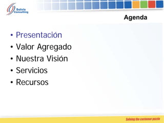 Acerca De Solvis Consulting