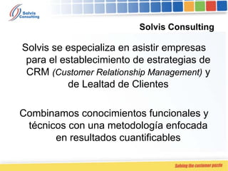 Acerca De Solvis Consulting