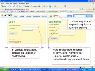 Funciones del Scribd