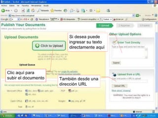Funciones del Scribd
