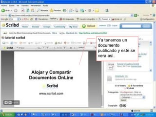 Funciones del Scribd