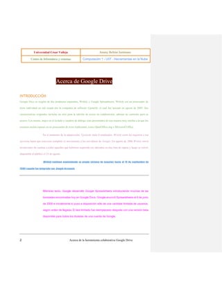 Acercade google drive