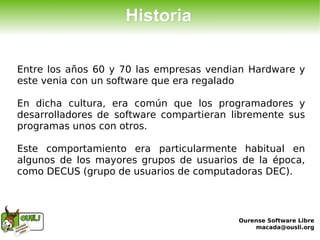 Acercamiento al Software Libre